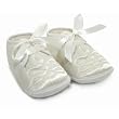 Baby Taufschuhe für Mädchen in weiß mit Schnürsenkel (besonderer Anlaß)