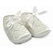 Baby Unisex Christening Shoes in White with Lace (Special Occasions) (Size 2: 6-12 months)