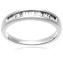 14k White Gold Baguette Channel Set Diamond Band (1/5 cttw, I-J Color, I1-I2 Clarity)