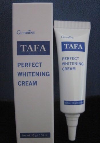 Beauty Set : GFR. TAFA Perfect Whitening Cream Reduces Dark Spots, Pigmentation, Freckles 10 G. [Free Facial Hair Epicare Spring A1Remover]