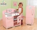 Pink Retro Kitchen and Refrigerator, by Kidkraft