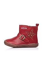 BILLOWY Botines Cremallera (Rojo)