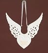 Pack of 6 Visions of Faith Memorial Angel Wings Christmas Ornaments