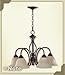 Quorum International 6410-5-58 Mystic Silver Spencer Wrought Iron 5 Light Chandelier ...