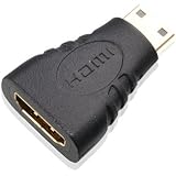 Cable Matters&reg; Gold Plated Mini HDMI to HDMI Male to Female Adapter