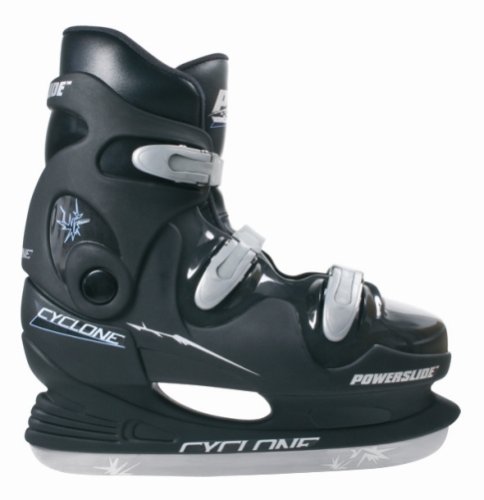 Powerslide Cyclone Herren Schlittschuh, Größe 43, schwarz/grau