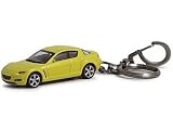 Review AutoArt AUT40521 / Diecast Model Mazda RX8 Keychain in Yellow (1:64 scale)
