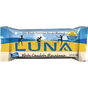 Clif Luna Bars Box of 15 Nutrition