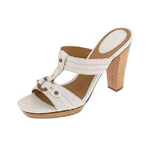 FRYE Gerry Slide White Sandals Slides Shoes Ladies 8 by Womens Frye Boots