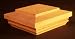 Cedar Plateau Hatteras Postcap for 4x4 Post [CAPITOL CITY LUMBER]