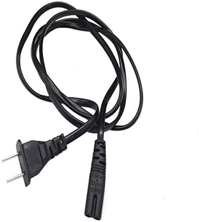 Fig 8 Non-polarized 2 slot AC Power Cord for Bernette Kenmore Sewing Machine 5 ft