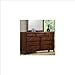Hillary 9-Drawer Dresser Warm Brown