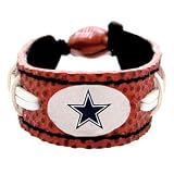 NFL Football Classic Leather Football Wristband - Dallas Cowboys