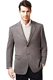 Collezione Wool Rich 2 Button Textured Jacket
