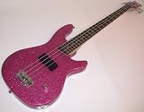 Daisy Rock Debutante Rock Candy Petite Electric Bass Guitar, Atomic Pink