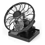 Solar Powered Cooling Fan Clip-on Solar Cell Solar Cell