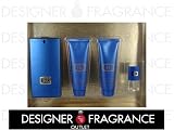 Portfolio Cologne By Perry Ellis For Men Gift Set ( Eau De Toilette Spray 3.4 Oz  Hair  Body Wash 3.0 Oz + Aftershave Balm 3.0 Oz + Eau De Toilette Spray 0.25 Oz)