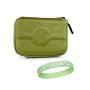 Garmin Nuvi GPS Models Size 4.3. Nylon Green Cube Carrying Case for All Size 4.3 Garmin Models + Live*Laugh*Love Wristband!!!