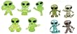 Tiny 1" Alien Figures - Lot of 20