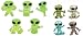 Tiny 1" Alien Figures - Lot of 20
