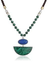 Lucky Brand Color Block Pendant Necklace, 20