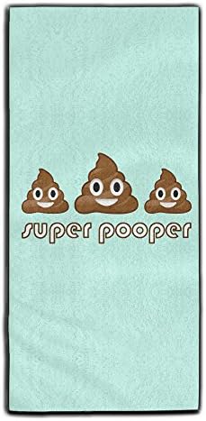Poop Emoji Super Pooper Polyester Velvet Bath Towels Face Towels 30*70CM
