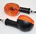 Produkt-Bild: Blinker oval schwarz, lang, E-gepr., Paar