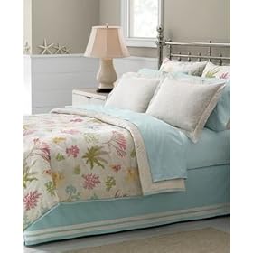 Martha Stewart Collection "Coral Glossary" 6-Piece Comforter Set, Full