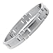 Titanium ID Link Bracelet Satin High Polish 8