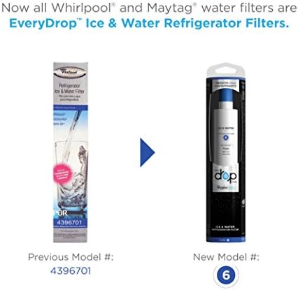 Everydrop by Whirlpool Refrigerator Water Filter 6 EDR6D2 (Pack of 2)