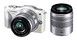 Panasonic �f�W�^�����J���� ���~�b�N�X GF5 �_�u���Y�[�������Y�L�b�g �W���Y�[�������Y/�]���Y�[�������Y�t��  �V�F���z���C�g DMC-GF5WA-W