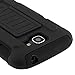 One Touch Fierce 2 Case, Alcatel One Touch Fierce 2 Case, One Touch Pop Icon Case, Celljoy [Full Body Armor] (Black) **HEAVY DUTY** Hybrid Protective Cover with Belt Clip Holster **Kick Stand**