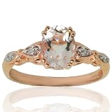 MICHAEL VALITUTTI 14K Morganite & Diamond Ring