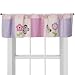 Tiddliwinks Window Valance - Plum Butterfly