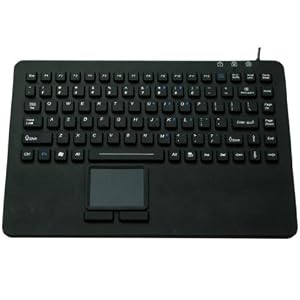 Anyware Computers Industrial Waterproof Mini Compact Silicone USB Keyboard with Integrated... by 