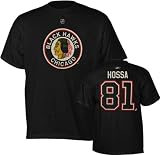 Marian Hossa Vintage Reebok Name and Number Chicago Blackhawks T-Shirt