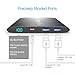 Power Bank, Vinsic® 15000mAh Ultra Slim Power Bank, Dual SMART USB Port 5V/2.4A External Mobile Battery Charger Pack for iPhone 6 Plus/6S/6/5S/5/4S, iPad, iPod, Samsung Galaxy, Cell Phones, Tablets.