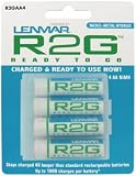 Lenmar Ready-2-Go AA R2GAA4 1.2V 2150mAh Nickel-Metal Hydride Battery - 4 Pack