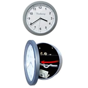 WALL CLOCK WITH HIDDEN SAFE