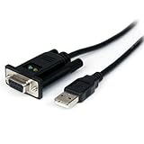Startech 1-Port USB to Null Modem RS232 DB9 Serial DCE Adapter Cable with FTDI