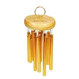 Tycoon Percussion 18 Gold Plated Chimes On Siam Oak Bar