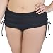 Xhilaration® Skirted Brief Swim Ebony
