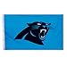 Fremont Die NFL Carolina Panthers 3' x 5' Flag with Grommets, 3 x 5-Foot, Logo