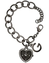G By Guess Hematite-tone Charm Bracelet Ladies Watch G99030L1