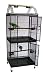 Waimea Wingplex Double Decker Bird Cage - Black Vein