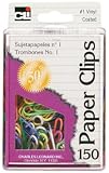 Charles Leonard Clips - Paper - Reusable Box - Vinyl Coated - #1 - 33mm - 150/Box , 79033