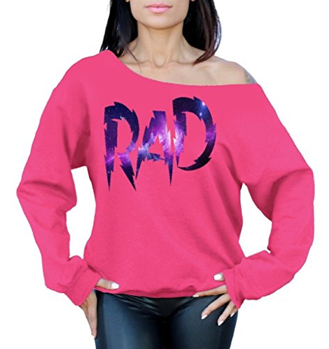 Raxo Rad Off The Shoulder Oversized Slouchy Sweater Sweatshirt