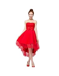 2015 Sweetheart Tulle Sleeveless  Lace-Up Bridesmaid Dress/Prom Dress  With a Bow(s) and a Sash 