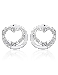 14k WHITE GOLD WOMENS EARRING LE-2627 DIAMOND 0.54CT TW
