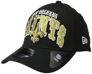 NFL New Orleans Saints Curve Classic 39Thirty Flex Fit, Medium/Large